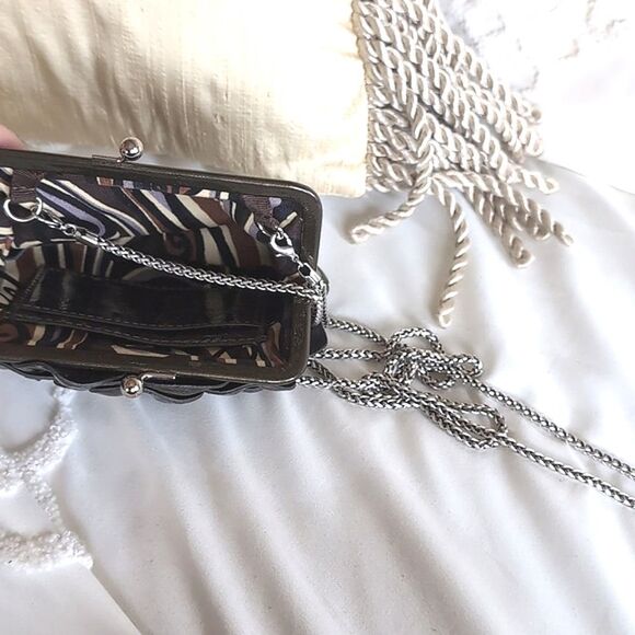 Brighton Rosealie Flower Leather Coin Purse/Wallet w Bonus Mirror - Picture 7 of 14